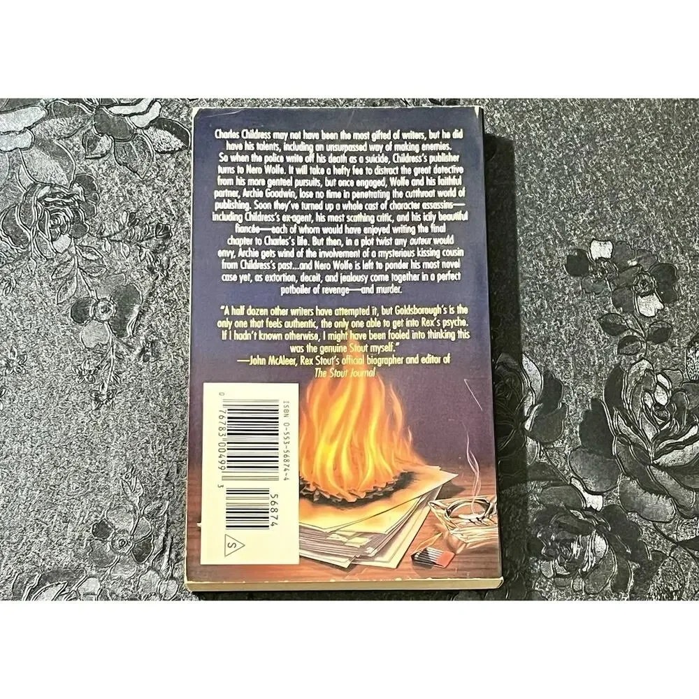 Rex Stout's Nero Wolfe The Missing Chapter Robert Goldsborough 1994